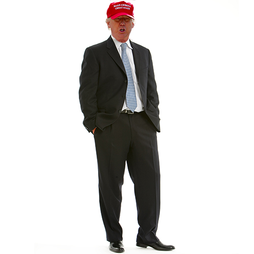 Donald Trump Red Hat Cardboard Cutout Donald Trump Red Hat Cardboard Cutout