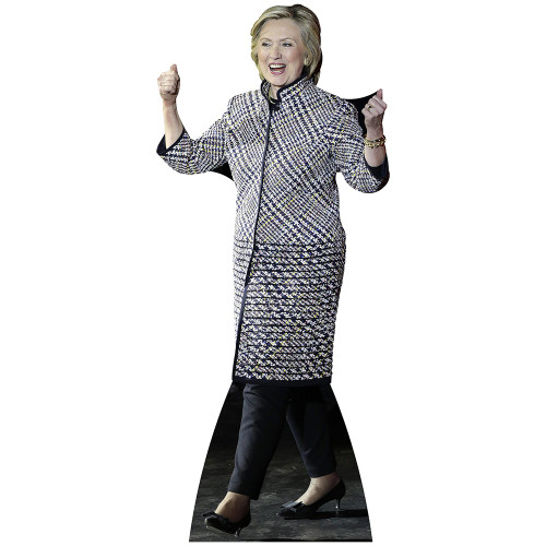 Hillary Clinton Checkered Suit Cardboard Cutout Hillary Clinton Checkered Suit Cardboard Cutout