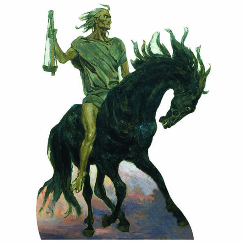 Four Horsemen Black Famine Cardboard Cutout  Four Horsemen Black Famine Cardboard Cutout