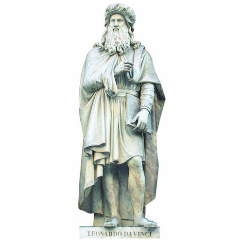Leonardo da Vinci Statue Cardboard Cutout 