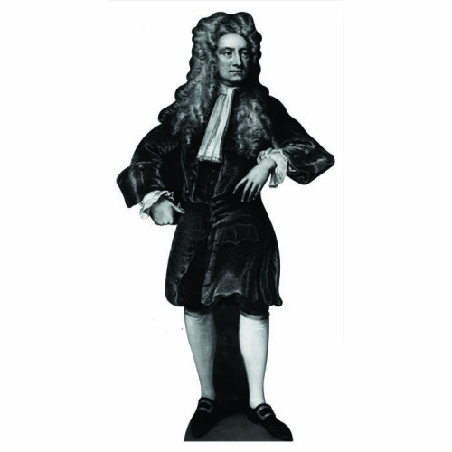 Isaac Newton Cardboard Cutout 