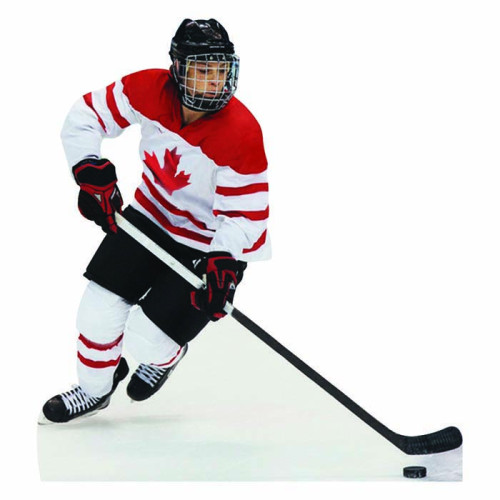 Canadian Hockey Player Cardboard Cutout 