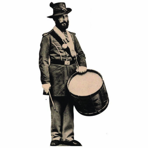 Confederate Drummer Cardboard Cutout 