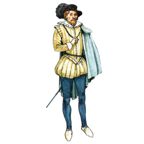 King James I Illustration Cardboard Cutout King James I Illustration Cardboard Cutout