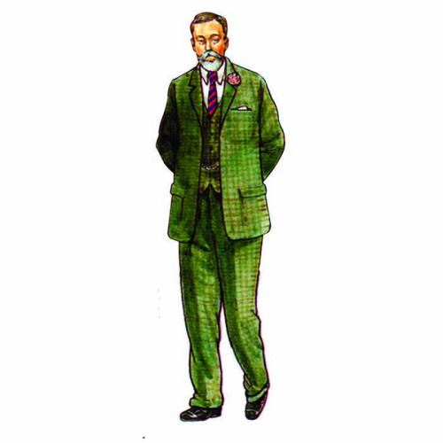 King George V Illustration Cardboard Cutout King George V Illustration Cardboard Cutout