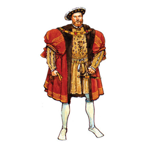 King Henry VIII Illustration Cardboard Cutout King Henry VIII Illustration Cardboard Cutout