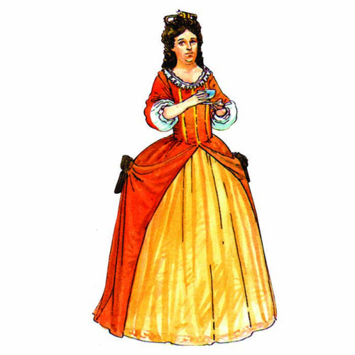 Queen Anne Illustration Cardboard Cutout
