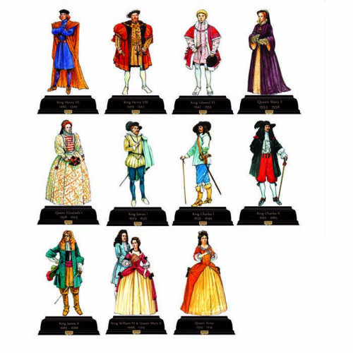 Kings and Queens 1485-1714 Cardboard Cutout Kings and Queens 1485-1714 Cardboard Cutout
