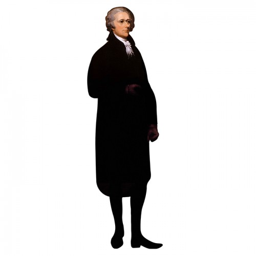 Alexander Hamilton Black Cloak Cardboard Cutout Alexander Hamilton Black Cloak Cardboard Cutout
