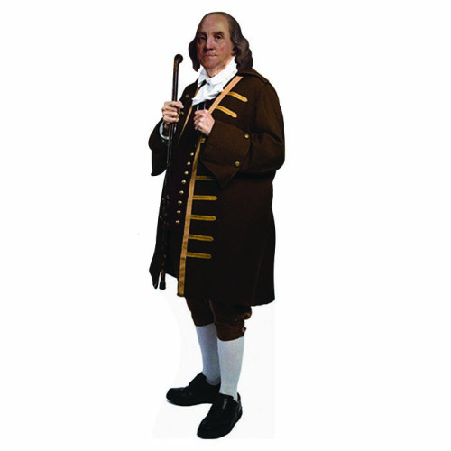 Ben Franklin Cardboard Cutout