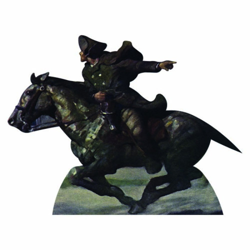 Paul Revere On Horse Cardboard Cutout