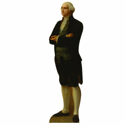 George Washington Arms Crossed Cardboard Cutout George Washington Arms Crossed Cardboard Cutout