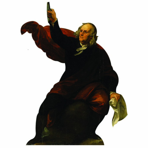 Benjamin Franklin Cardboard Cutout
