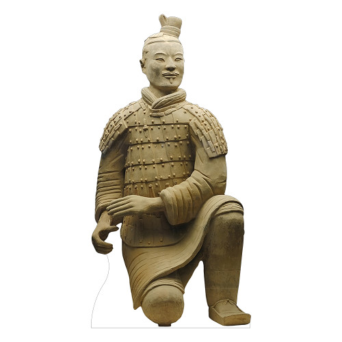 Terracotta Warrior Crouching Cardboard Cutout Terracotta Warrior Crouching Cardboard Cutout