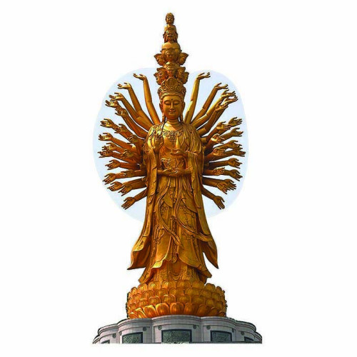 Qianshou Qianyan Guayin of Weichana Cardboard Cutout