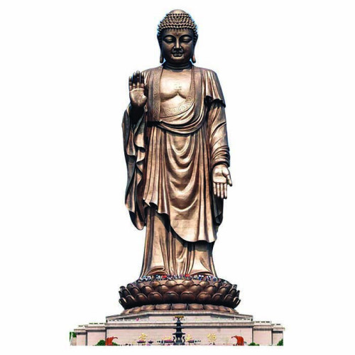 Grand Buddha at Ling Shan Cardboard Cutout