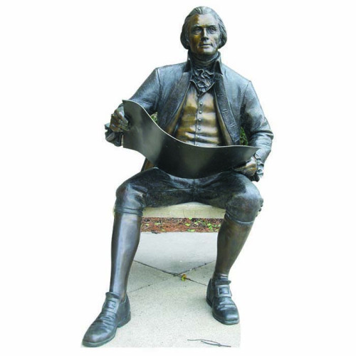 Thomas Jefferson Sitting Statue Cardboard Cutout