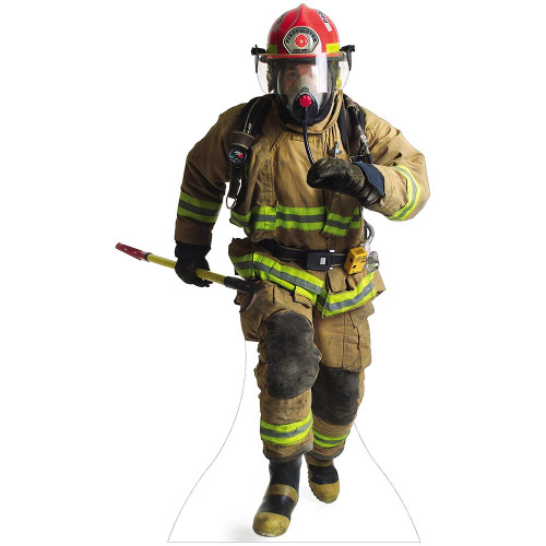Fire Fighter Cardboard Cutout Fire Fighter Cardboard Cutout