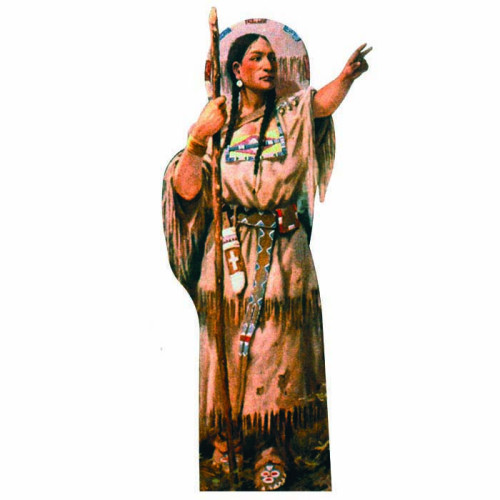 Sacajawea Cardboard Cutout