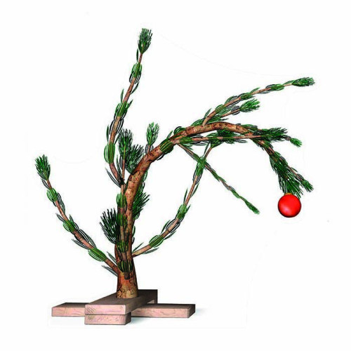 Charlie Brown Christmas Tree Cardboard Cutout