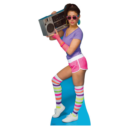 Boombox Girl Cardboard Cutout Boombox Girl Cardboard Cutout