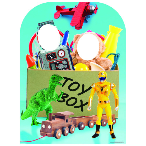 Boy Toy Box Stand In Cardboard Cutout Boy Toy Box Stand In Cardboard Cutout