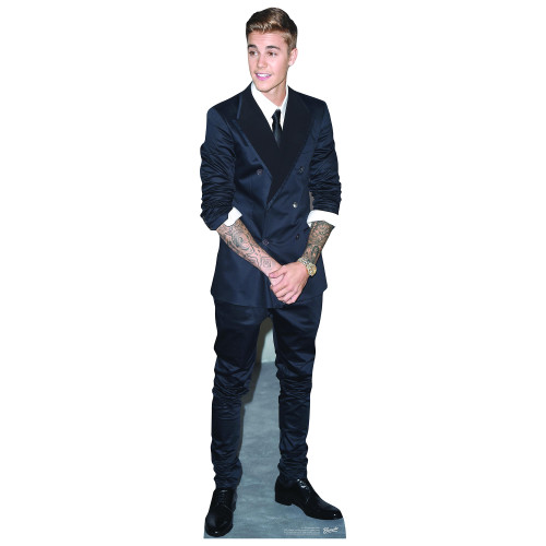Justin Bieber Suit Cardboard Cutout
