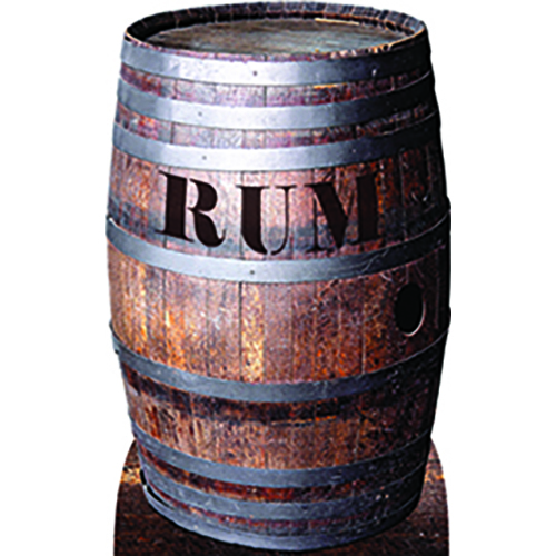 Barrel O Rum Cardboard Cutout Barrel O Rum Cardboard Cutout