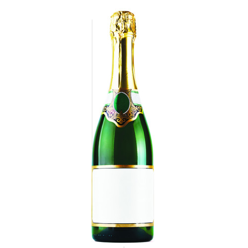 Bottle of Champagne Cardboard Cutout Bottle of Champagne Cardboard Cutout