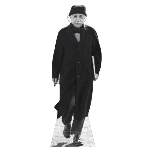 Albert Einstein Walking Cardboard Cutout Albert Einstein Walking Cardboard Cutout