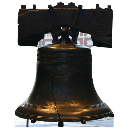 Liberty Bell Cardboard Cutout