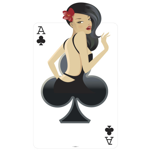 Clubs Babe Cardboard Cutout Clubs Babe Cardboard Cutout