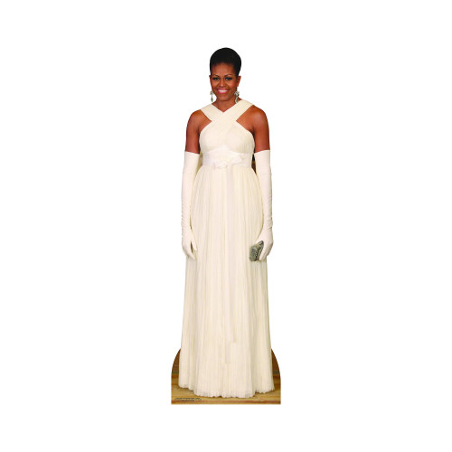 Michelle Obama Formal Cardboard Cutout