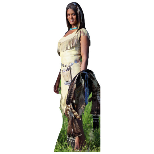 Indian Woman Cardboard Cutout