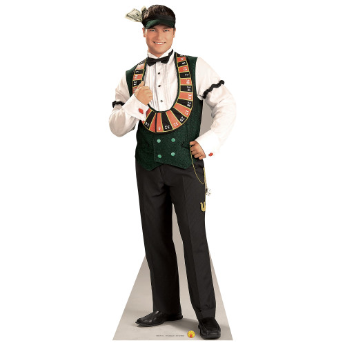 Casino Croupler Cardboard Cutout Casino Croupler Cardboard Cutout
