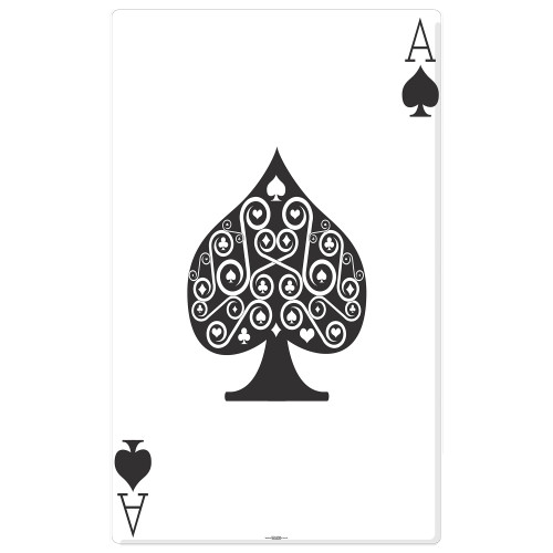 Ace of Spades Cardboard Cutout Ace of Spades Cardboard Cutout
