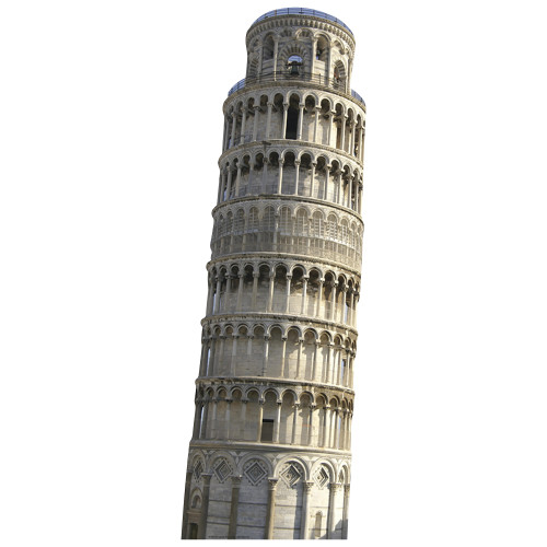 Leaning Tower of Pisa Cardboard Cutout