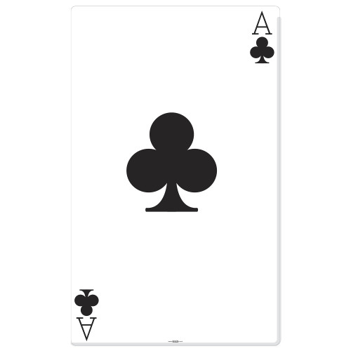 Ace of Clubs Cardboard Cutout Ace of Clubs Cardboard Cutout