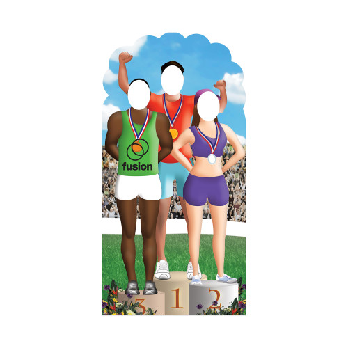 Olympic Games Stand In Cardboard Cutout