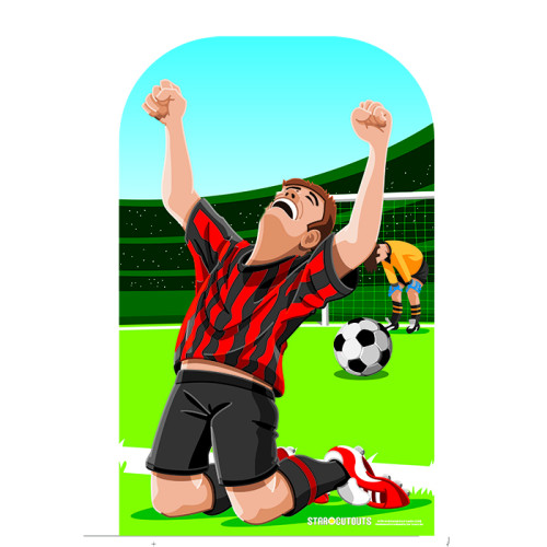 Child Football Soccer Stand In Cardboard Cutout Child Football Soccer Stand In Cardboard Cutout