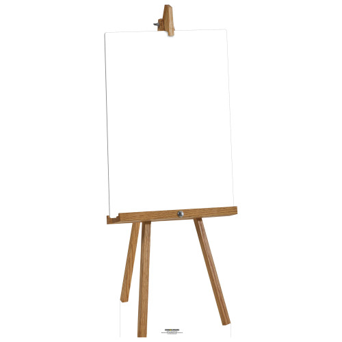 Large Blank Sign Cardboard Cutout