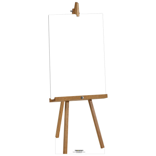 Small Blank Sign Cardboard Cutout