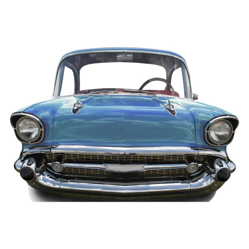 Blue Car Large Stand In Cardboard Cutout Blue Car Large Stand In Cardboard Cutout