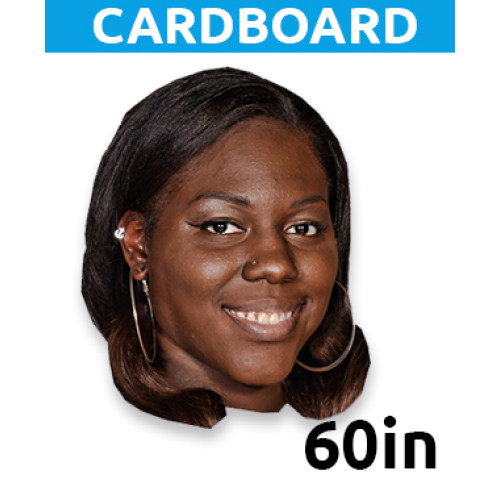 60" Personalized Cardboard MONSTER Big Head